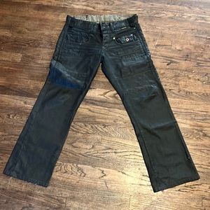 G-Star Black on Navy Y2K jeans